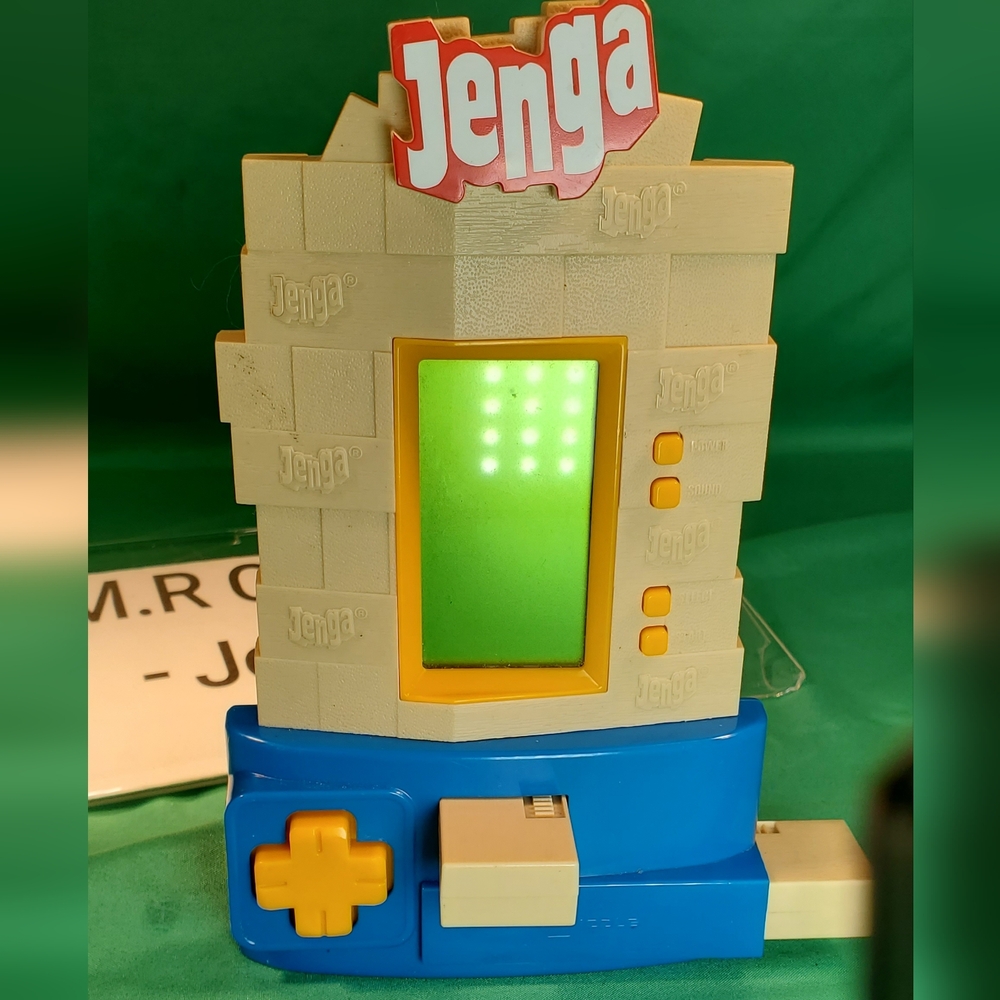 2008 Jenga Electronic Handheld Party Game Zizzle